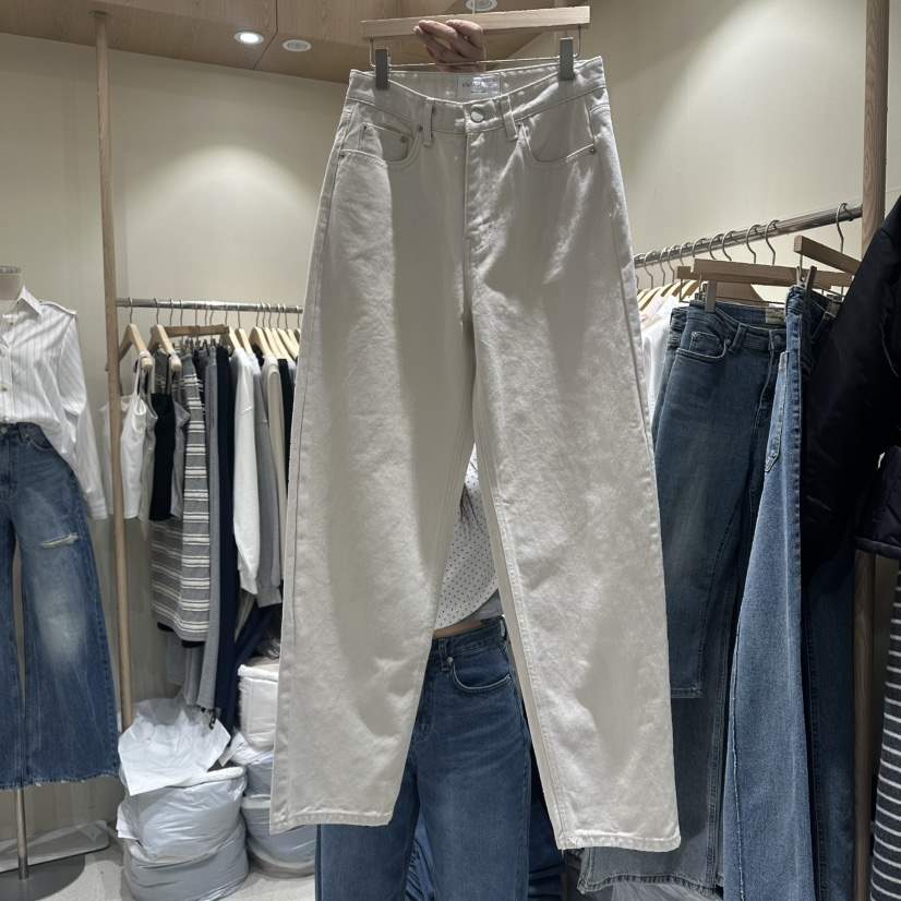 VINTAGE VIBE㊣東大門實拍女士新款推薦休閑褲直筒牛仔春款VINTAGE VIBE休閑褲