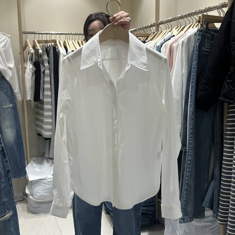 VINTAGE VIBE韓國代購㊣女士新款推薦熱賣職業襯衫蕾絲衫春款VINTAGE VIBE襯衫/蕾絲衫