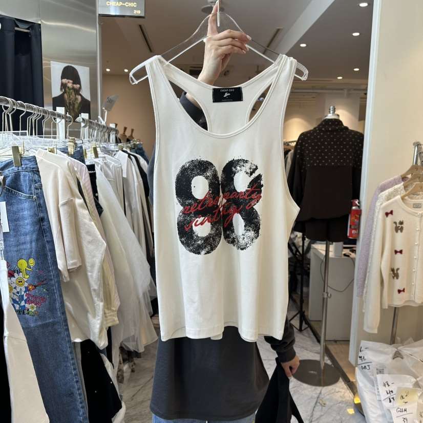 CHEAP-CHIC韓國代購女士新品職業時尚熱賣推薦吊帶背心春款CHEAP-CHIC/CHARLES THE SECOND吊帶/背心