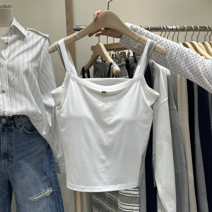 VINTAGE VIBE東大門直郵女士新款時尚職業熱賣吊帶背心春款VINTAGE VIBE吊帶/背心