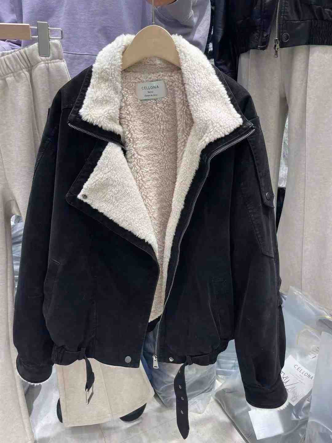 CELLONA東大門實拍女裝新款25秋冬推薦時尚熱賣人氣職業夾克CELLONA夾克