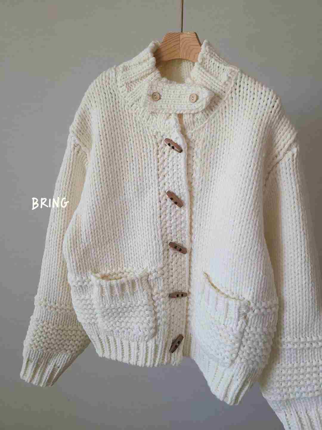 BRING東大門直郵女裝新品時尚人氣休閑25秋冬熱賣推薦針織衫BRING針織衫