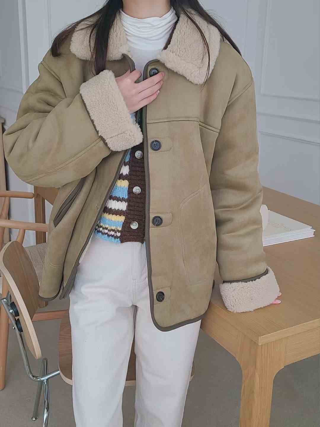 BRING東大門實拍女士新品推薦25秋冬職業時尚休閑人氣夾克BRING夾克