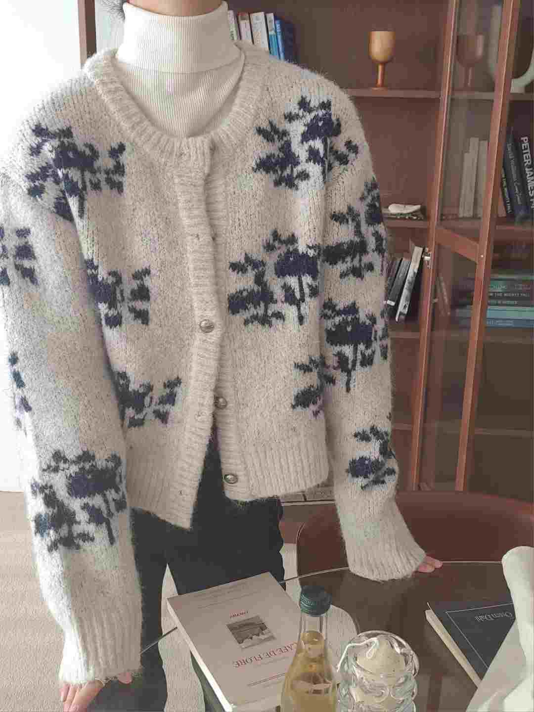 BRING東大門實拍女士新款熱賣時尚人氣推薦25秋冬職業針織衫BRING針織衫