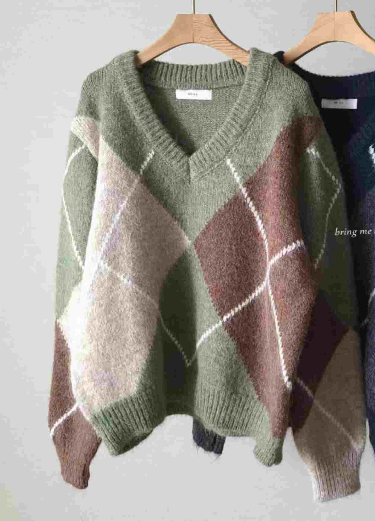 BRING東大門代購女士新品休閑職業熱賣推薦25秋冬人氣針織衫BRING針織衫