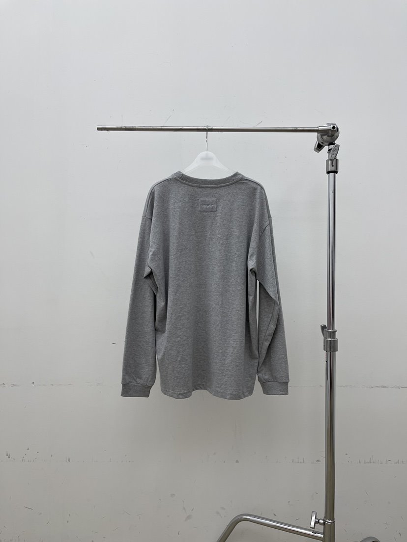 ATMOSPHERE㊣東大門代購女士新款人氣職業26春夏長袖T恤刺繡ATMOSPHERE/BLING長袖T恤