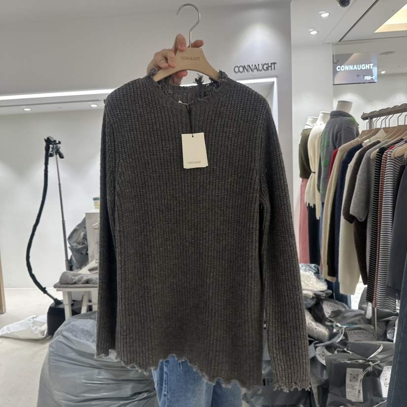 CONNAUGHT/DAILYJUD㊣東大門實拍女裝新款推薦針織衫不含腰帶CONNAUGHT/DAILYJUD針織衫