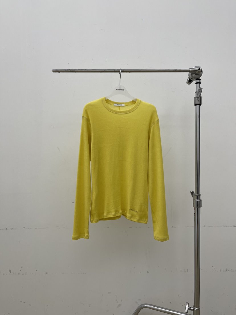ATMOSPHERE韓國代購㊣女裝新品時尚人氣推薦休閑真品長袖T恤ATMOSPHERE/BLING長袖T恤