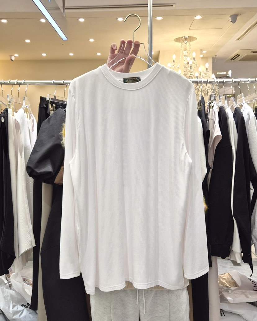 WORK SHOP㊣東大門實拍女裝新品熱賣時尚推薦人氣長袖T恤春款Work_shop長袖T恤