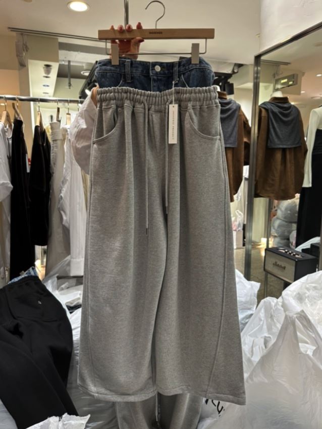 INSSENSE-A東大門直郵㊣女士新品真品休閑褲不加絨春款腰帶INSSENSE-A休閑褲