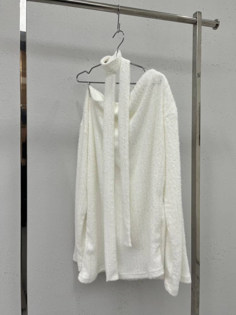 BEAMING SEOUL東大門直郵㊣女裝新款時尚職業針織衫含脖帶BEAMING SEOUL針織衫