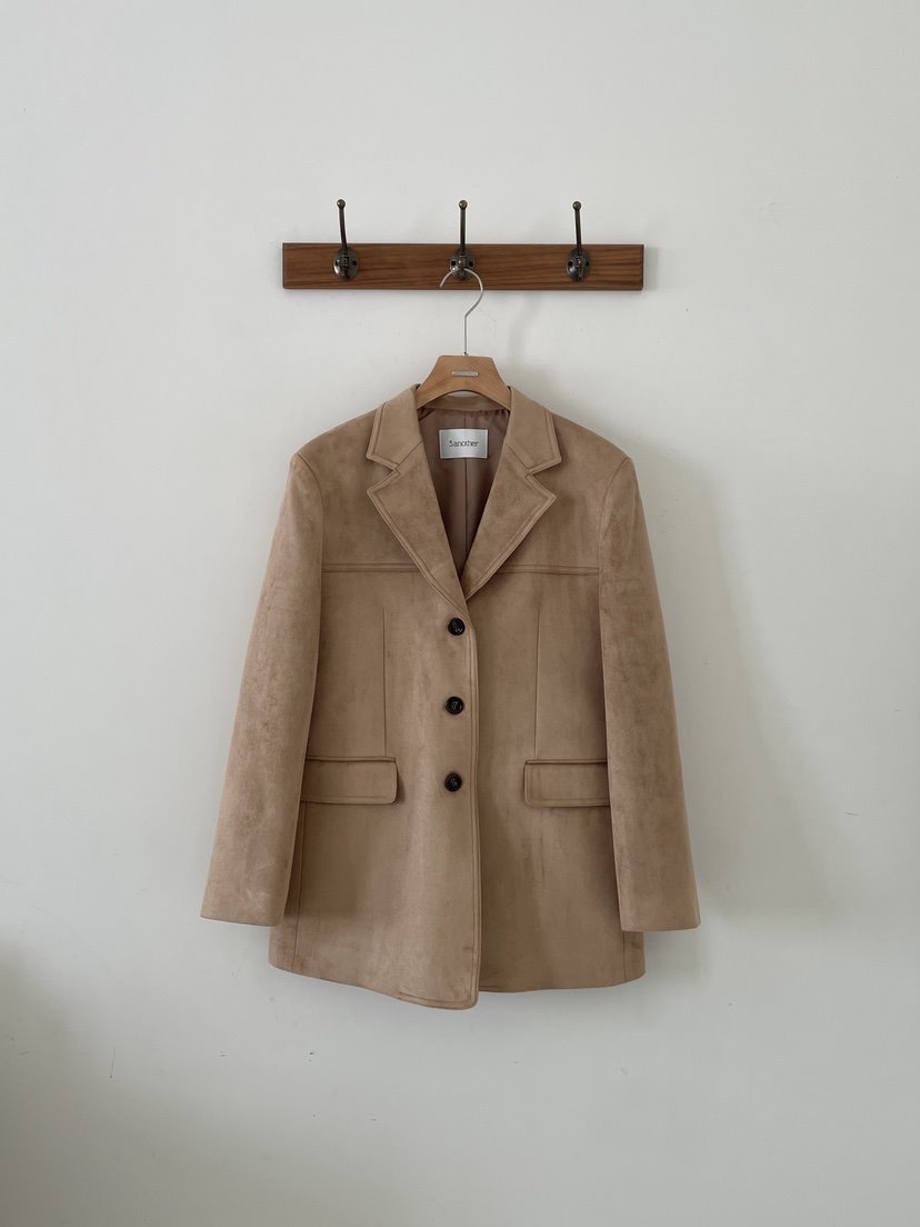 3 ANOTHER韓國代購㊣女士新款推薦職業時尚夾克絨面革春款3 ANOTHER夾克