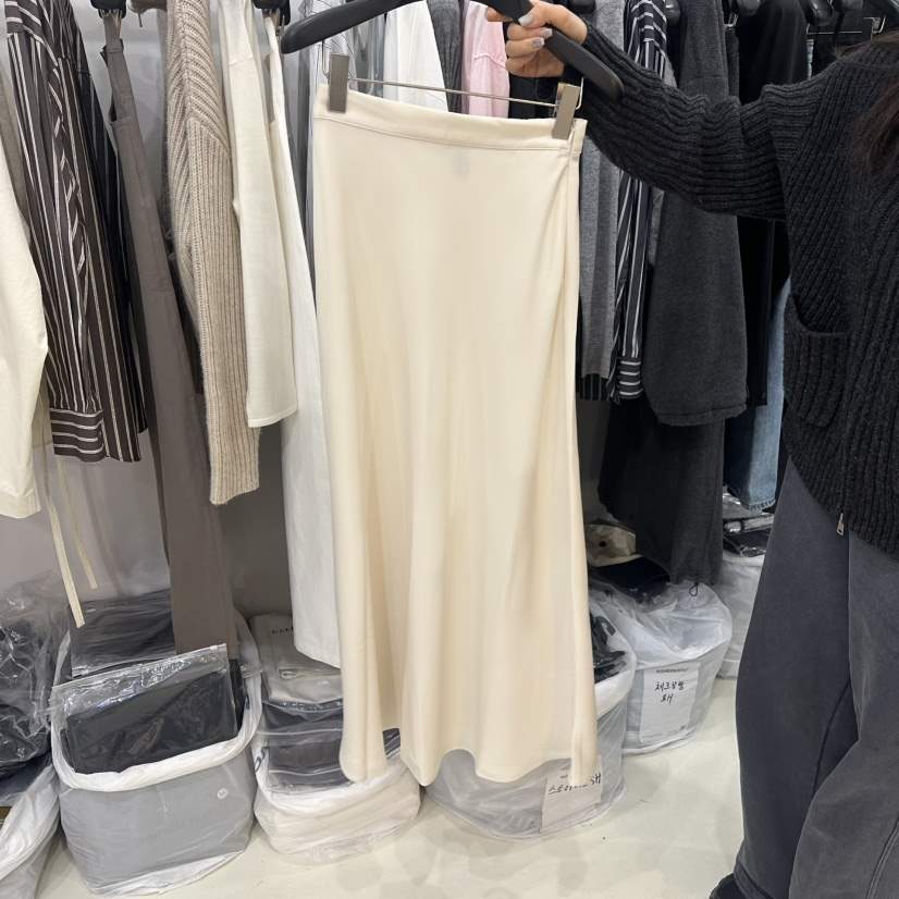 MUSHROOM EFFECT韓國代購㊣女士新款職業時尚26春夏長裙春款MUSHROOM EFFECT長裙