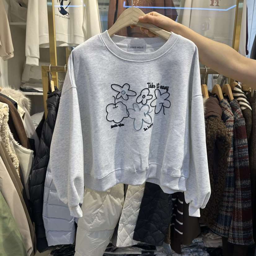 COCO HOLIC㊣東大門實拍女裝新品職業26春夏時尚推薦真品衛衣COCO HOLIC衛衣