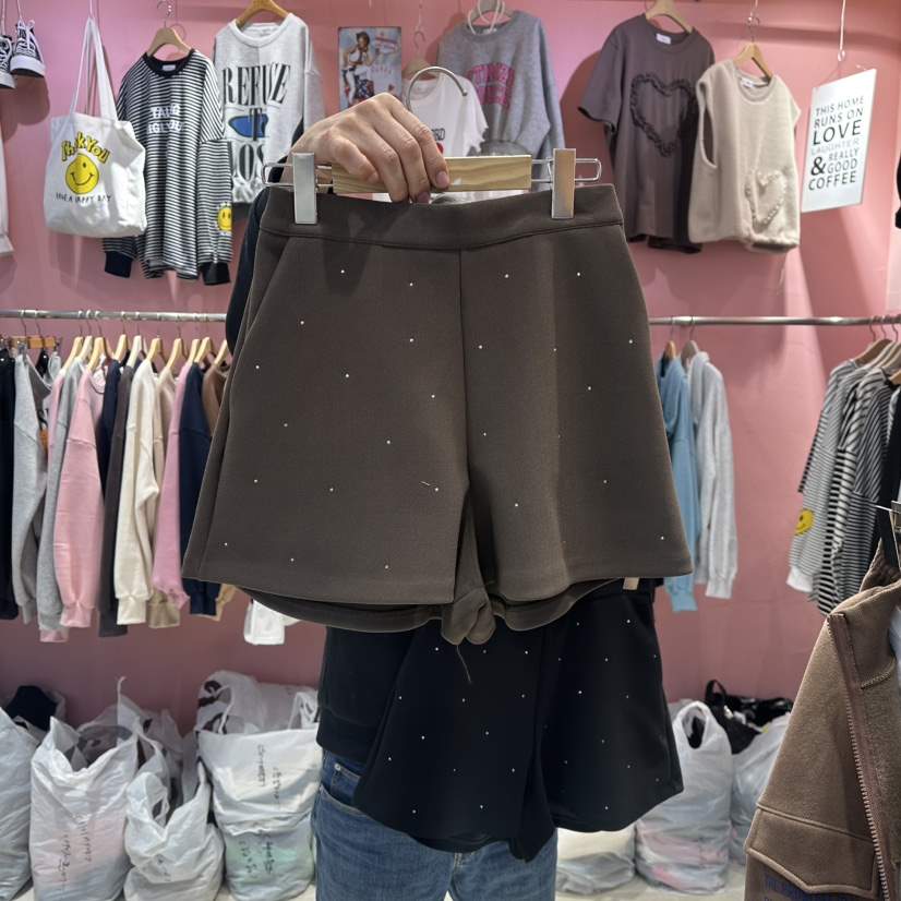 K STORY韓國代購㊣女裝新款真品人氣時尚休閑熱賣短褲春款K STORY短褲