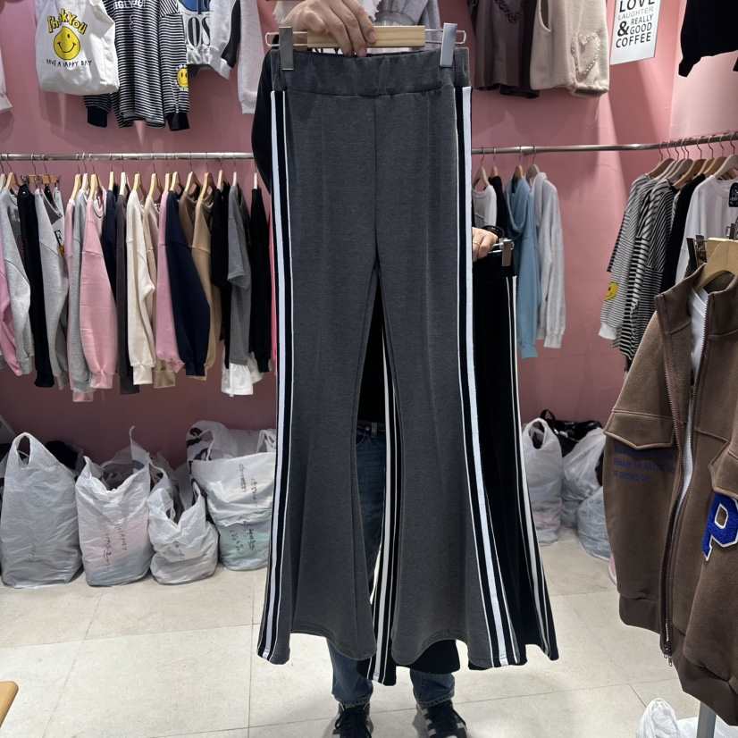 K STORY㊣東大門代購女裝新品休閑推薦真品休閑褲春款修身K STORY休閑褲