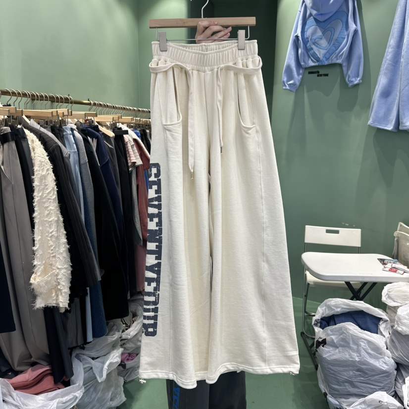 ROMANTIC NEWYORK東大門直郵㊣女裝新款職業人氣休閑褲含腰繩ROMANTIC NEWYORK休閑褲