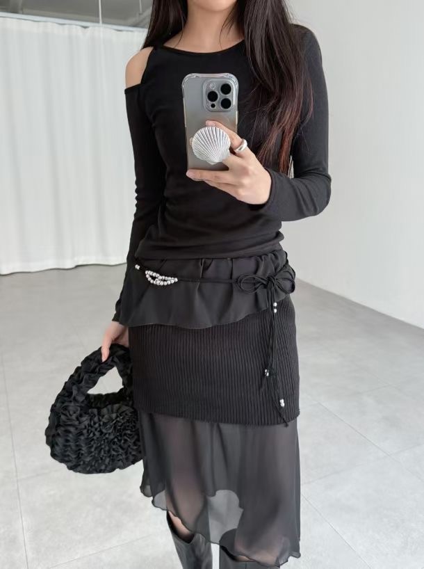 ShopBaguette㊣東大門代購女士新品26春夏休閑半身裙中短裙ShopBaguette半身裙/中短裙