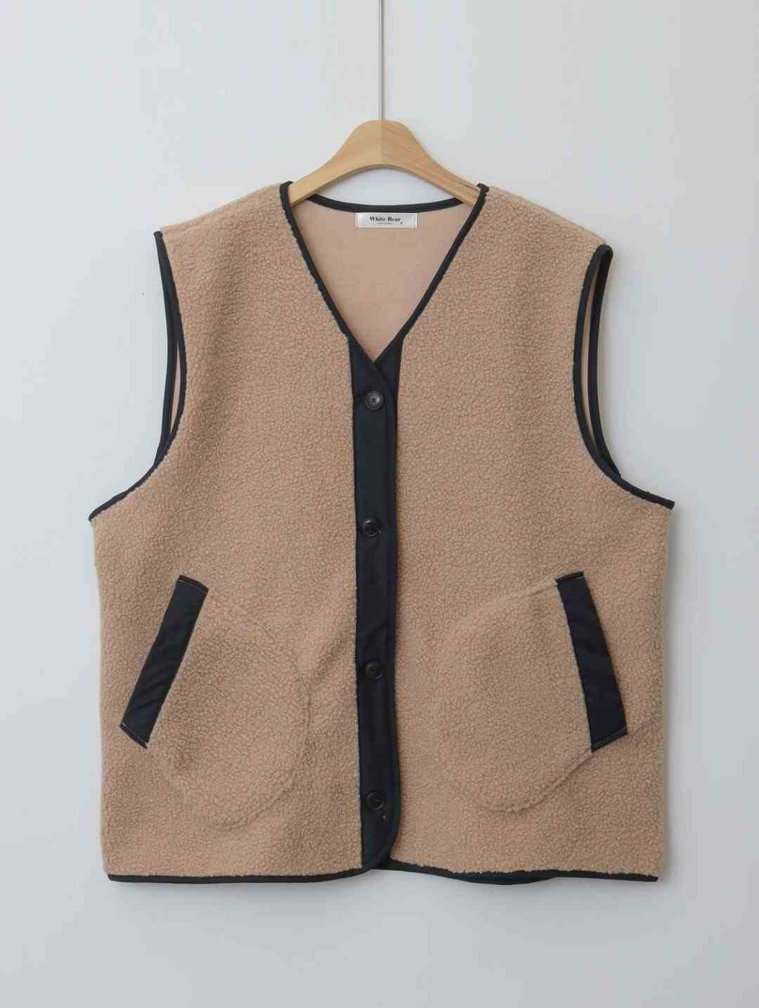 WHITE BEAR東大門直郵㊣女士新品26春夏職業人氣真品時尚馬甲WHITE BEAR馬甲