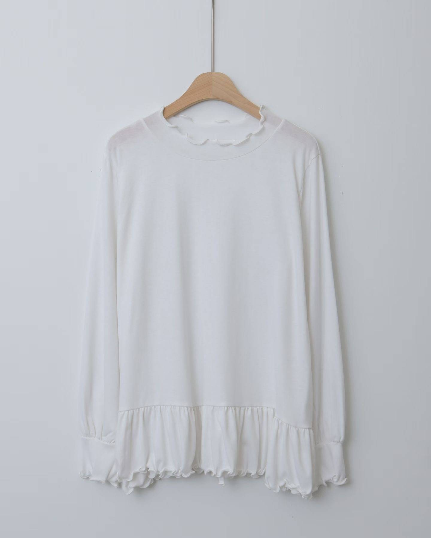 WHITE BEAR韓國代購㊣女裝新品職業真品熱賣26春夏長袖T恤WHITE BEAR長袖T恤