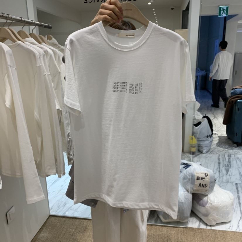 SELF SERVICE㊣東大門代購女士新款推薦26春夏真品職業T恤SELF SERVICET恤