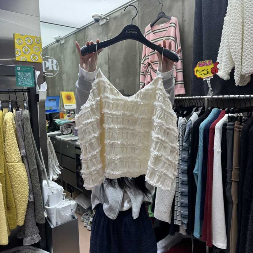 RUNWAY-런웨이㊣東大門代購女士新品真品職業吊帶背心春款RUNWAY吊帶/背心