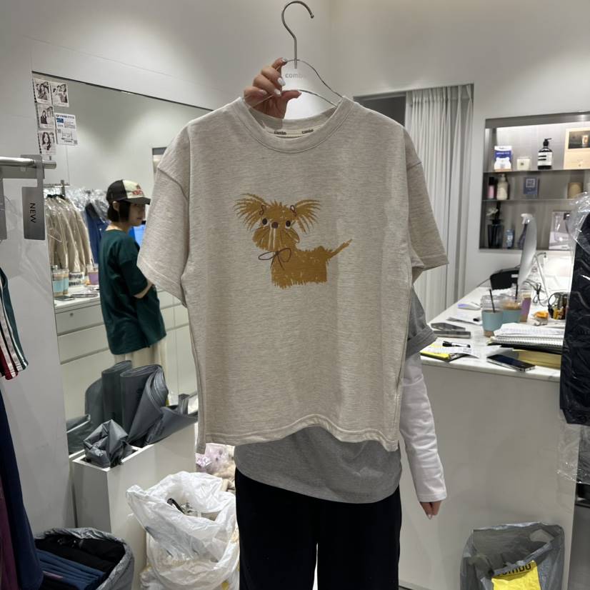 COMBO韓國直郵㊣女裝新款職業26春夏休閑推薦熱賣時尚T恤春款COM_BOT恤