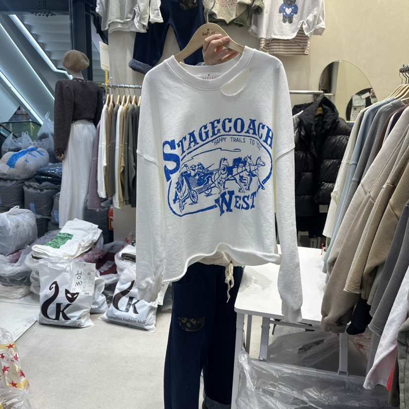 REPLAY韓國直郵㊣女士新款時尚熱賣職業人氣推薦26春夏長袖T恤REPLAY長袖T恤