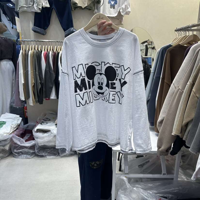 REPLAY韓國直郵㊣女士新款職業時尚26春夏熱賣休閑推薦長袖T恤REPLAY長袖T恤