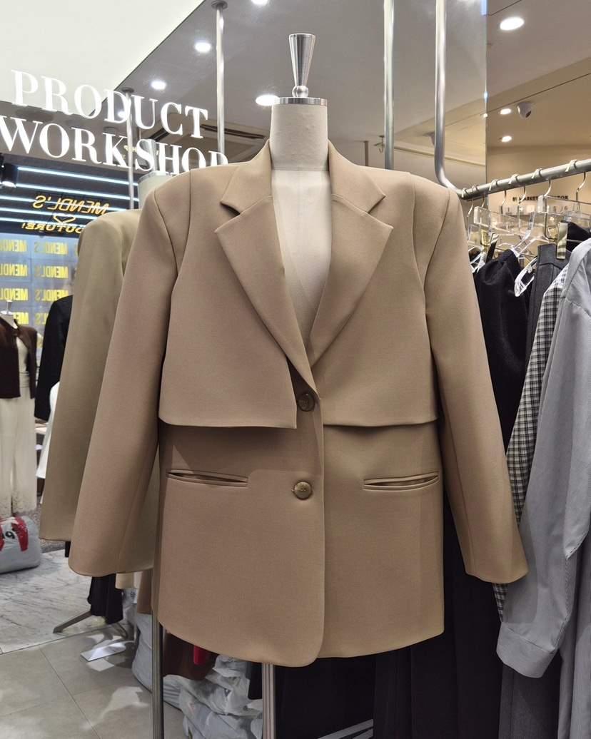 WORK SHOP韓國代購㊣女士新款時尚26春夏人氣真品夾克春款Work_shop夾克