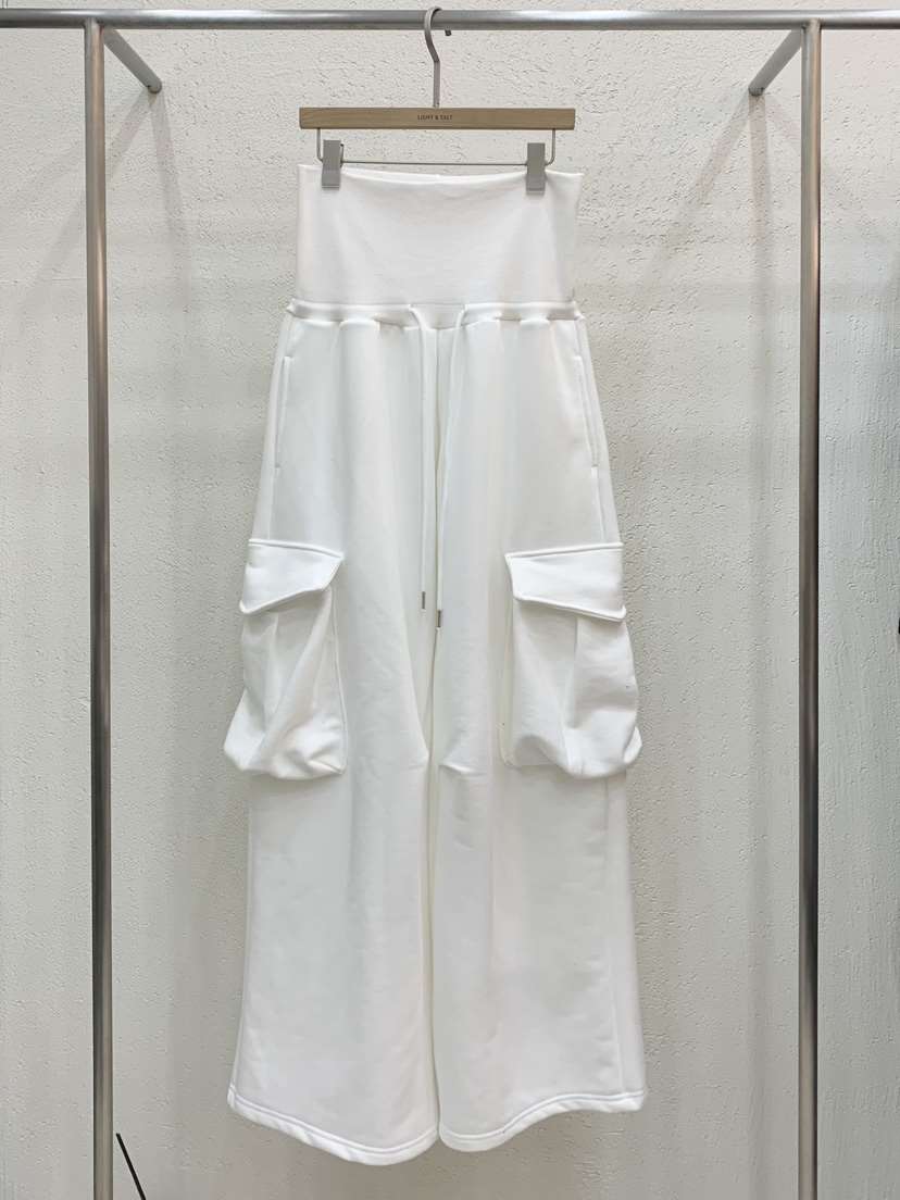 LIGHT AND SALT㊣東大門代購女裝新款推薦休閑褲闊腿褲口袋LIGHT AND SALT休閑褲