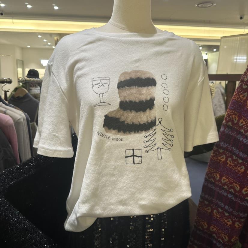 FURE韓國代購㊣女裝新款休閑人氣26春夏推薦熱賣職業時尚T恤FURET恤