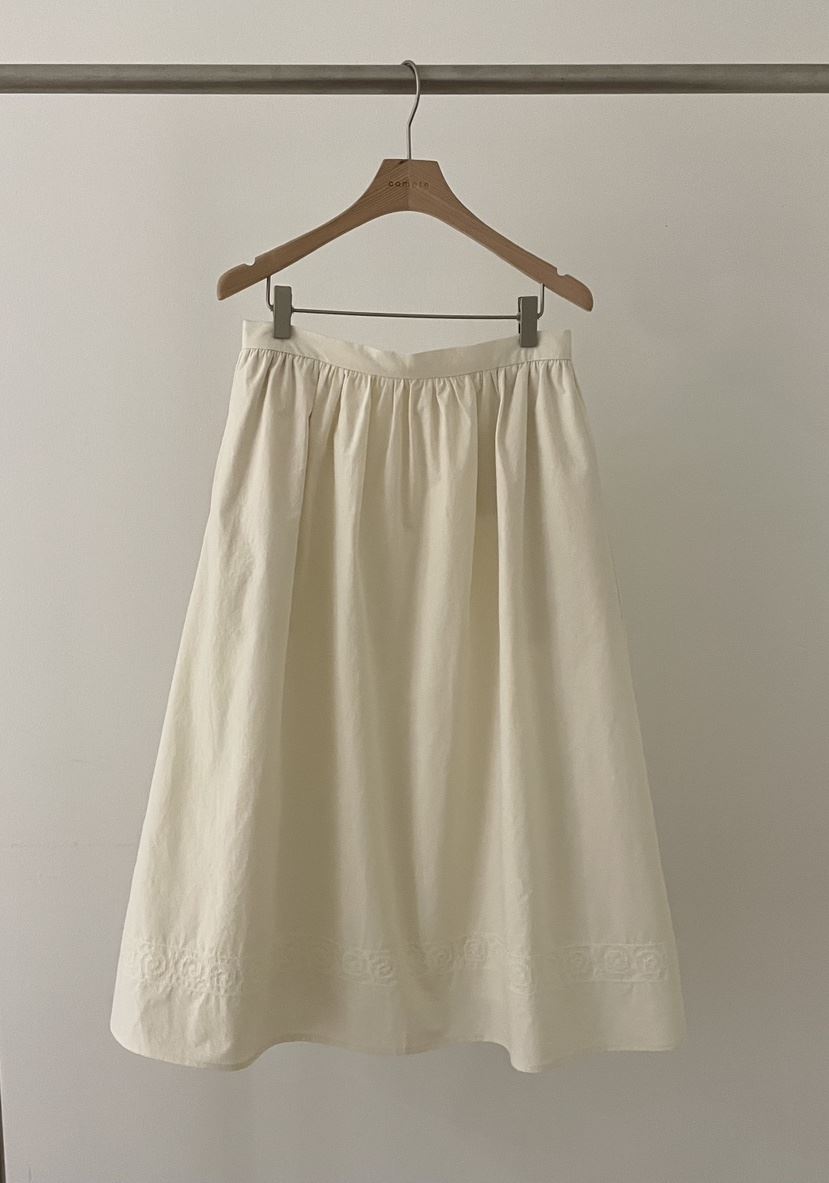 COMETE㊣東大門代購女士新款26春夏推薦時尚職業人氣長裙刺繡COMETE長裙