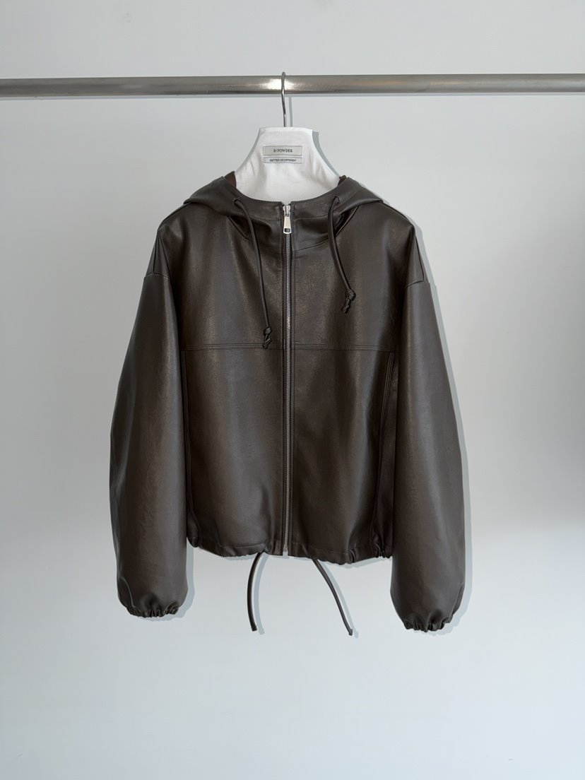 BAKING POWDER㊣東大門實拍女士新款推薦時尚熱賣夾克皮革BAKING POWDER夾克