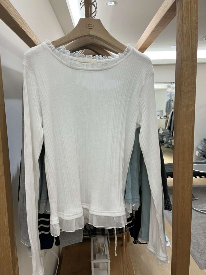 TIZZI東大門直郵㊣女裝新款推薦真品熱賣休閑人氣職業長袖T恤TIZZI長袖T恤