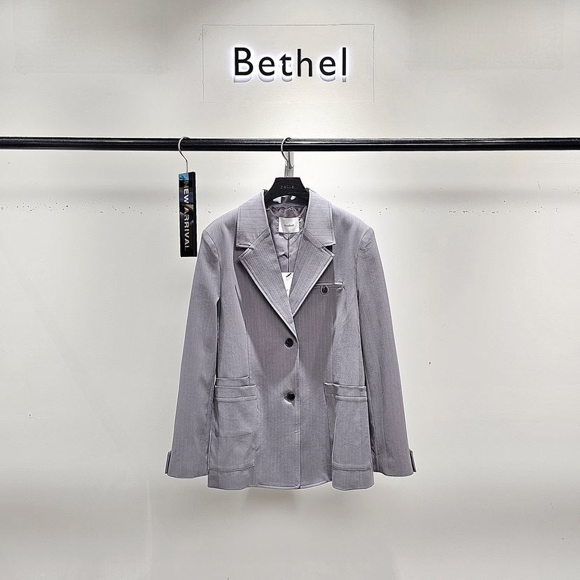 BETHEL韓國代購㊣女士新品休閑真品推薦人氣職業26春夏夾克春款BETHEL夾克