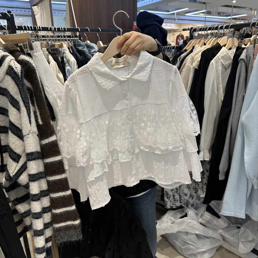 DREAM GIRIS/HOT PLACE㊣東大門實拍女裝新款職業襯衫蕾絲衫DREAM GIRIS/HOT PLACE襯衫/蕾絲衫