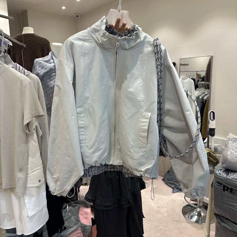 MIMME/LOOKK東大門直郵㊣女裝新品職業休閑熱賣夾克春款格紋MIMME/LOOKK夾克