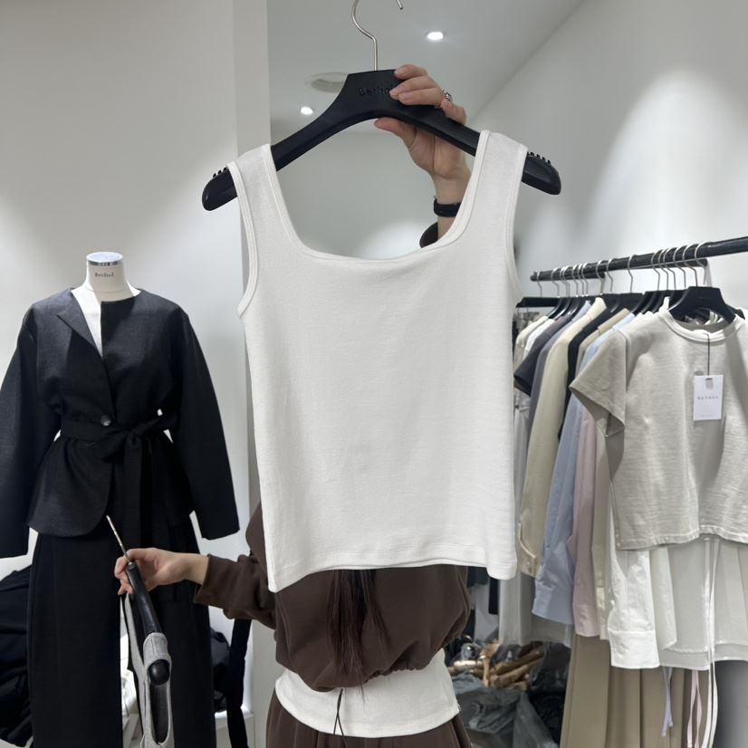 BETHEL韓國代購㊣女裝新款熱賣時尚休閑人氣真品吊帶背心春款BETHEL吊帶/背心