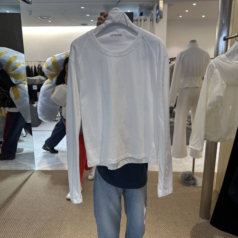 ARTISANAL㊣東大門實拍女士新品休閑熱賣推薦人氣長袖T恤春款ARTISANAL長袖T恤