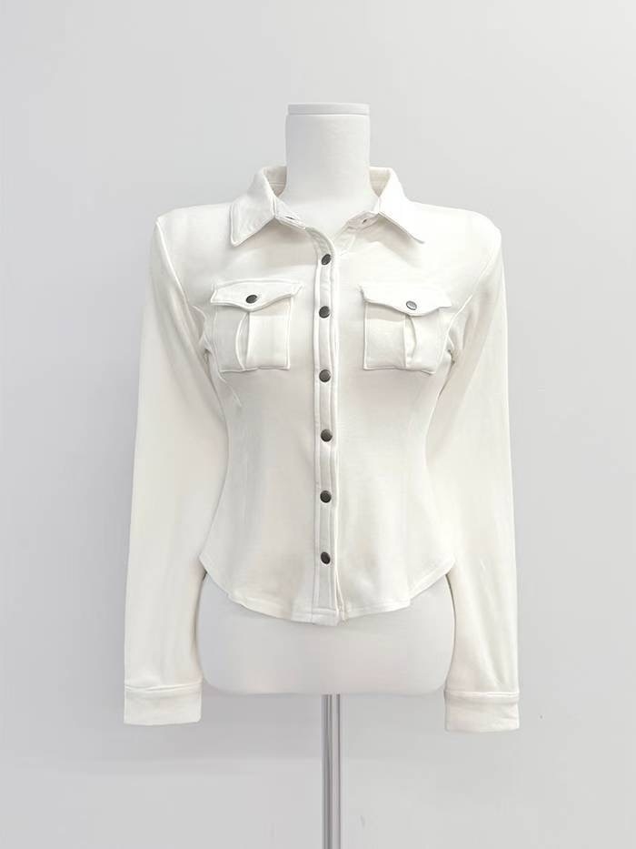 IT韓國直郵女裝新品時尚休閑熱賣人氣25秋冬推薦襯衫蕾絲衫IT襯衫/蕾絲衫