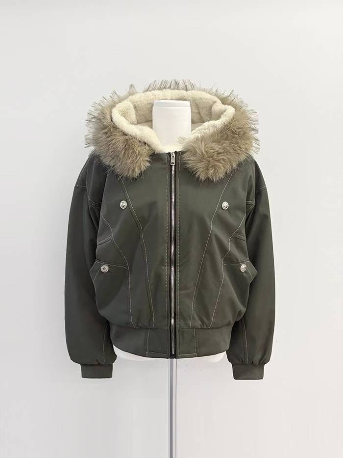 IT東大門代購女裝新品26春夏職業人氣推薦熱賣休閑短款棉服IT短款棉服