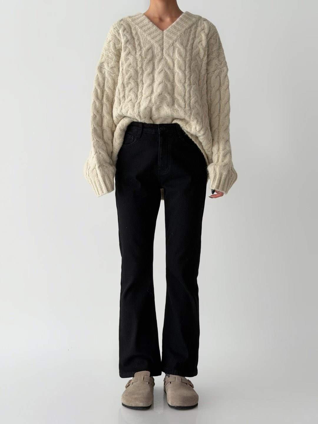 GUSSINE韓國代購女士新款真品休閑熱賣26春夏職業推薦牛仔褲GUSSINE牛仔褲