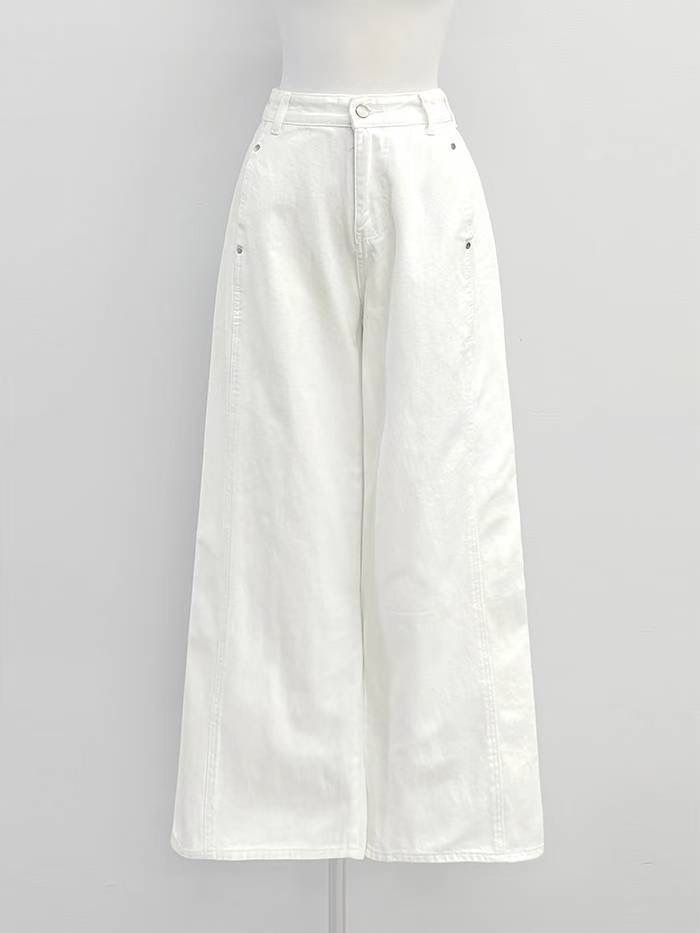 IT韓國代購女裝新款推薦熱賣真品休閑26春夏職業時尚牛仔褲IT牛仔褲