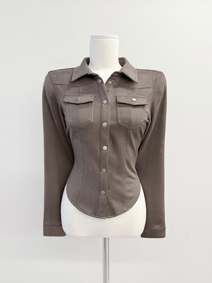 IT東大門直郵女裝新款休閑真品時尚熱賣26春夏襯衫蕾絲衫IT襯衫/蕾絲衫