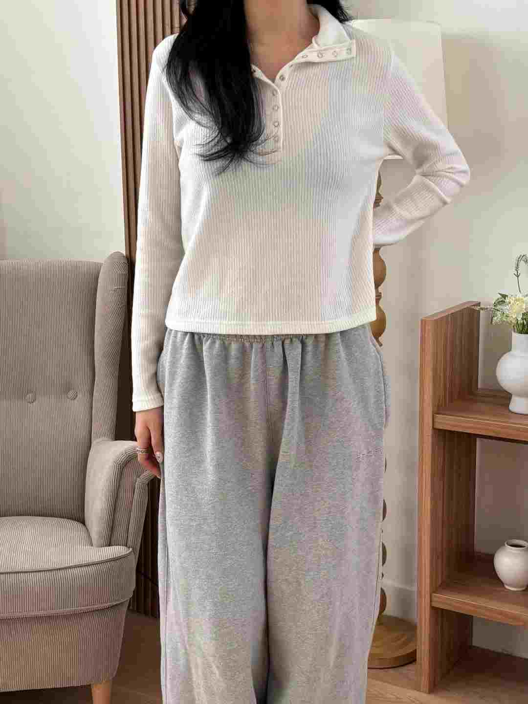 YANGPA東大門代購女士新品熱賣真品職業休閑26春夏長袖T恤YANGPA長袖T恤