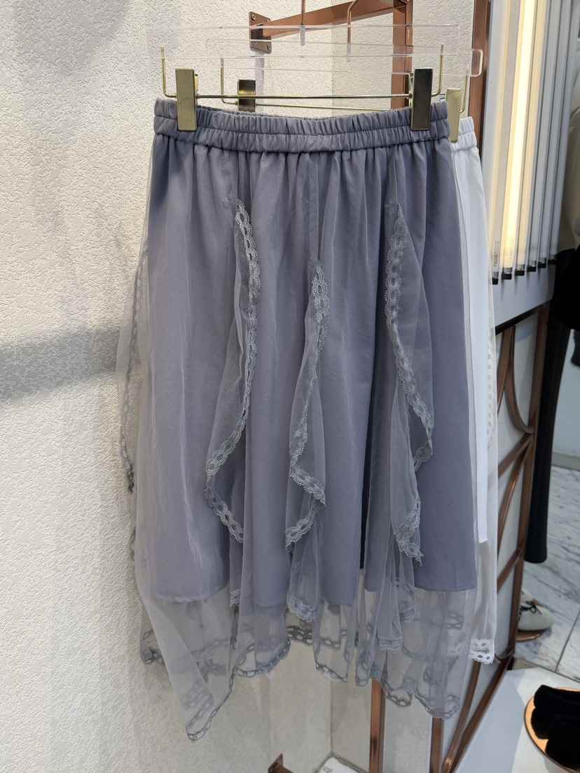 SYMBOL東大門直郵女士新品26春夏休閑真品半身裙中短裙雪紡SYMBOL半身裙/中短裙