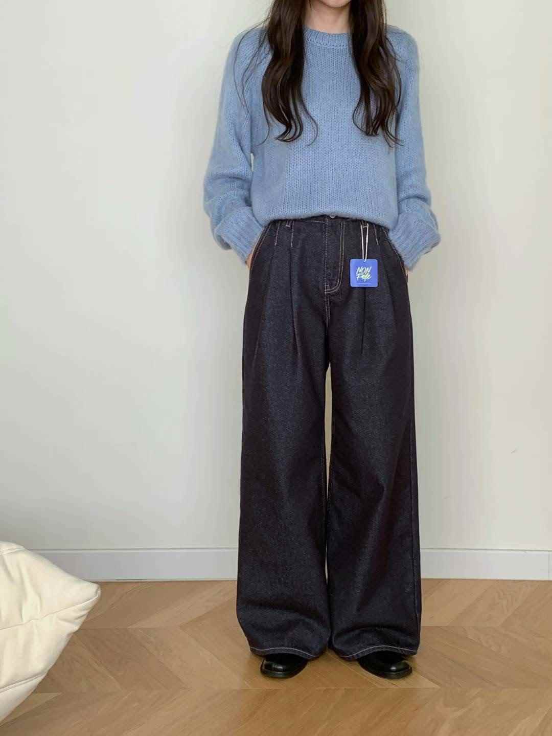 MISSJEAN東大門實拍女裝新款職業休閑26春夏人氣推薦牛仔褲MISSJEAN牛仔褲