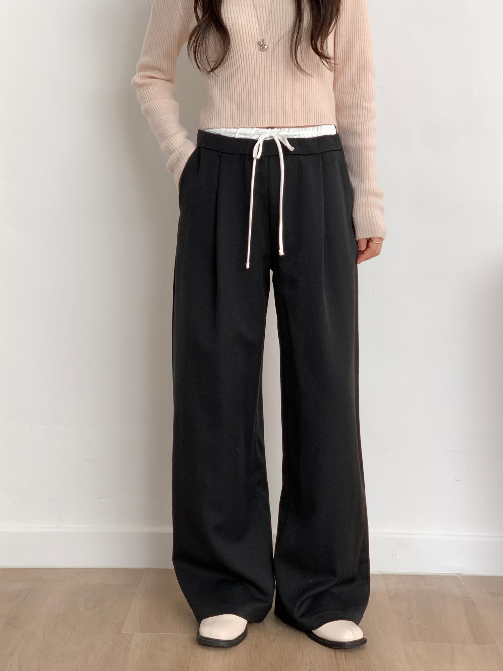 MISSJEAN韓國代購女士新款職業26春夏休閑真品熱賣休閑褲MISSJEAN休閑褲