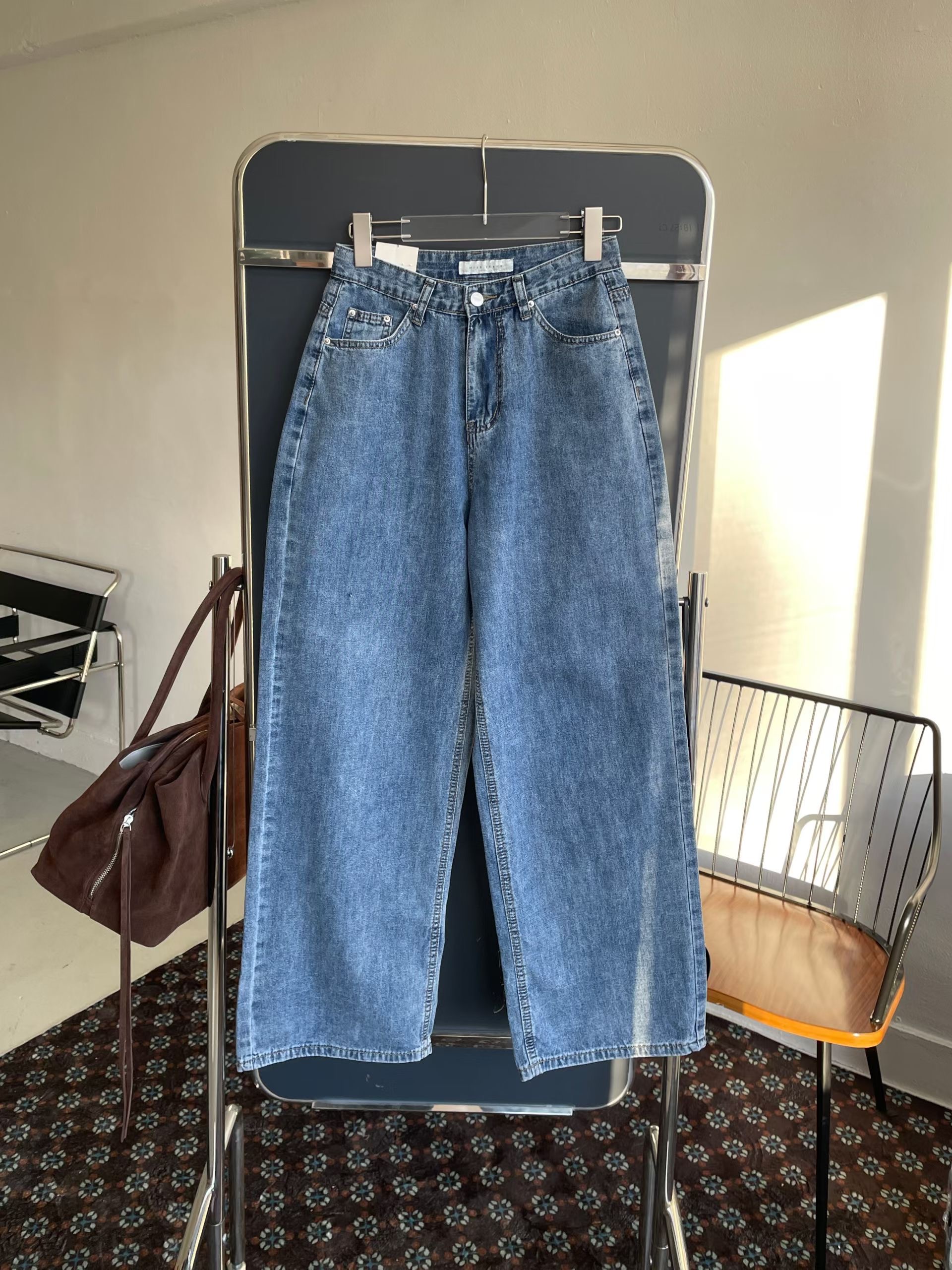 MISSJEAN韓國代購女士新款人氣真品休閑熱賣時尚職業牛仔褲MISSJEAN牛仔褲